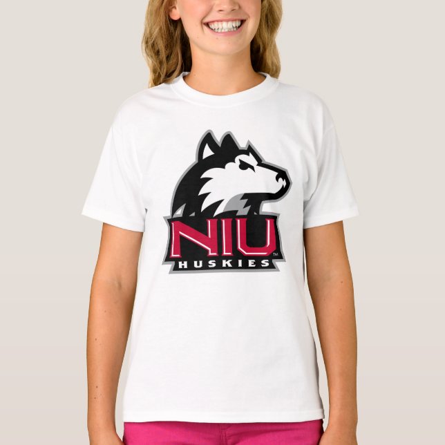 NIU Huskies Wordmark T-Shirt (Front)