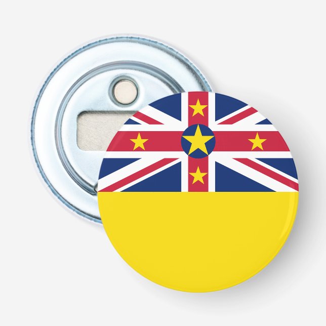 Niue Flag Bottle Opener (Front)