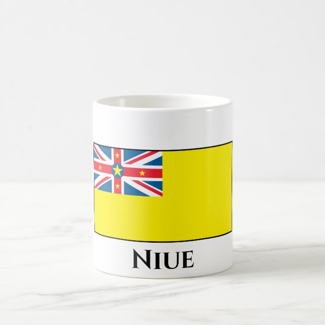 Niue Flag Coffee Mug (Center)