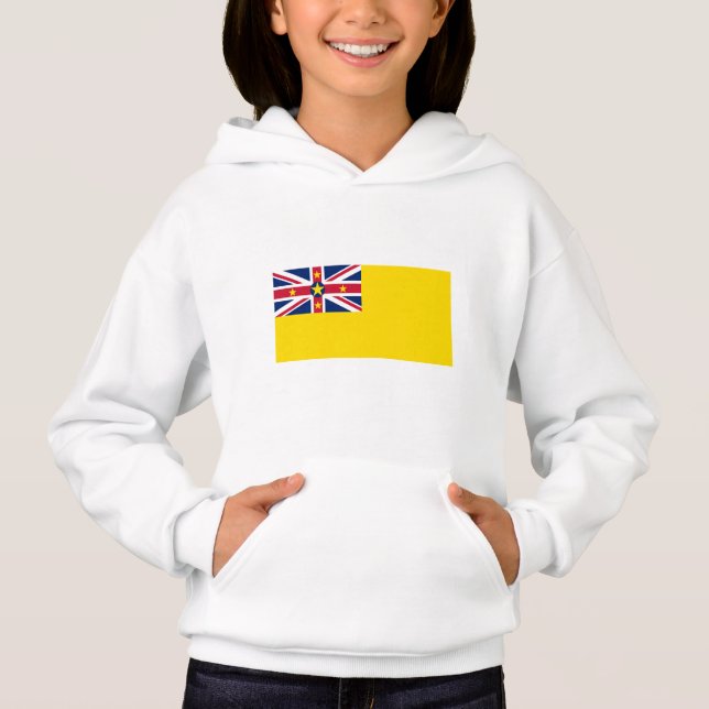 Niue Flag Hoodie (Front)