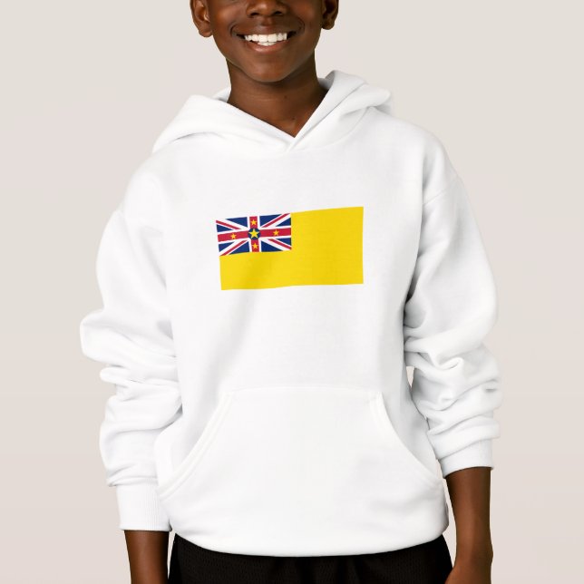 Niue Flag Hoodie (Front)