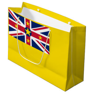 Niue Flag Large Gift Bag