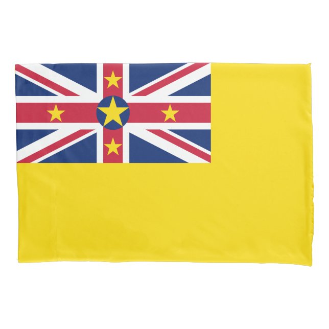 Niue Flag Pillow Case (Front)