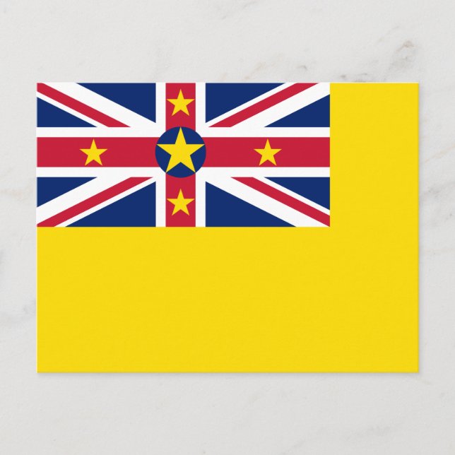 Niue Flag Postcard (Front)