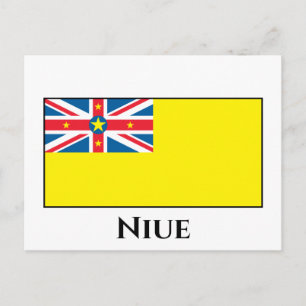 Niue Flag Postcard