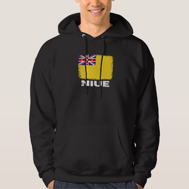 Niue Flag  Support Niuean People Women Men Hoodie (Front)