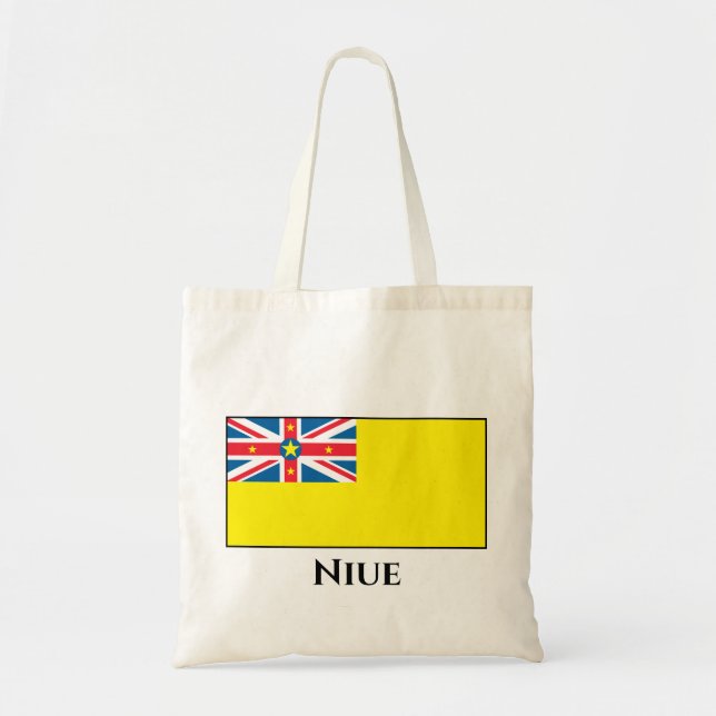 Niue Flag Tote Bag (Front)
