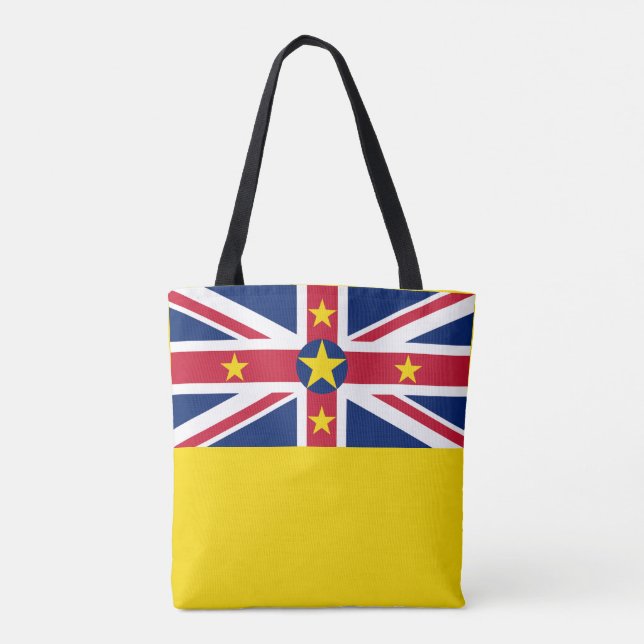 Niue Flag Tote Bag (Back)