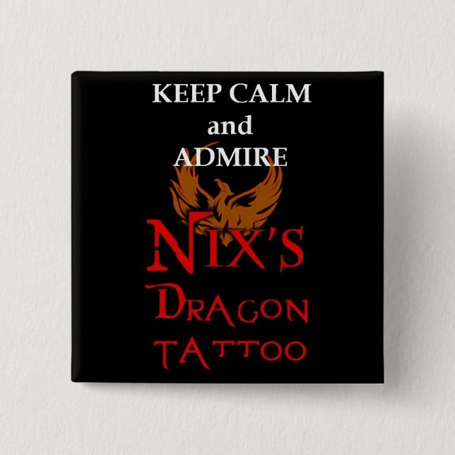 Nix Keep Calm Button (Front)