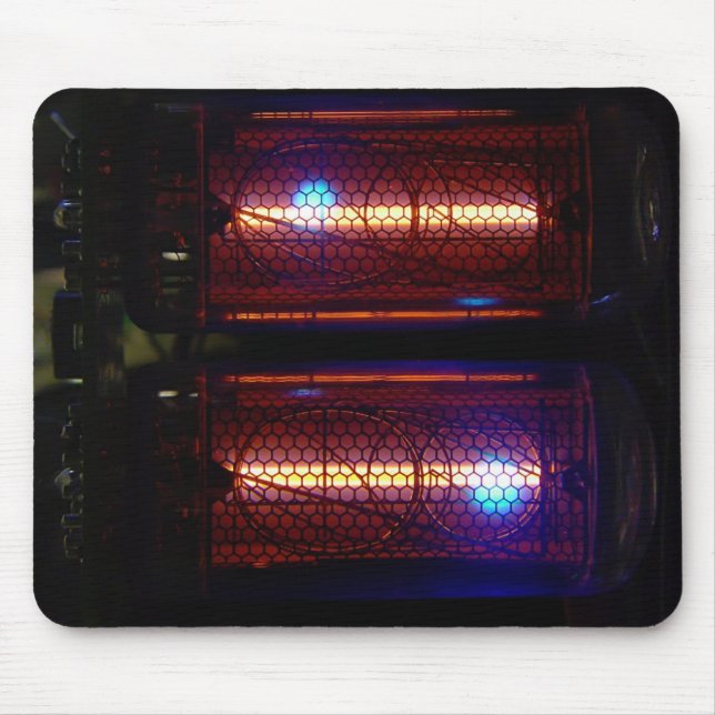 Nixie Tubes Mouse Pad (Front)