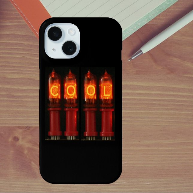 Nixie Tubes with Customizable Text Case-Mate iPhone Case (Creator Uploaded)