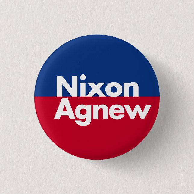 Nixon Agnew 1968 Campaign Button (Front)