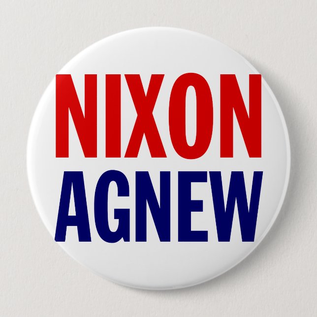 Nixon Agnew Pinback Button (Front)