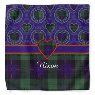 Nixon clan Plaid Scottish kilt tartan Bandana
