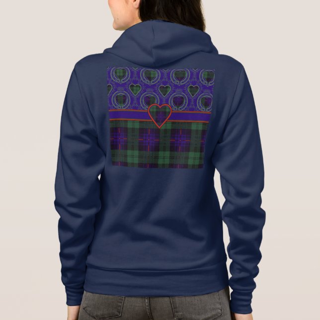 Nixon clan Plaid Scottish kilt tartan Hoodie (Back)