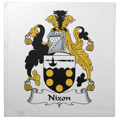 Nixon Family Crest Napkin