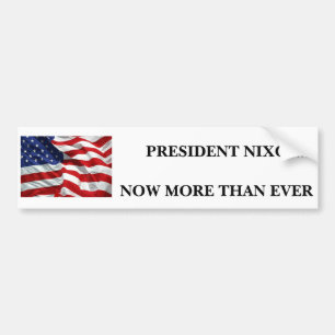 Nixon For President - Customized Bumper Sticker