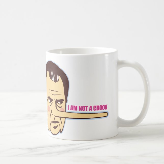 Nixon, I am not a Crook Coffee Mug (Right)