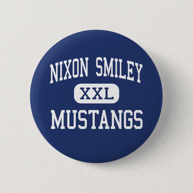 Nixon - Mustangs - High - Nixon Texas Button (Front)