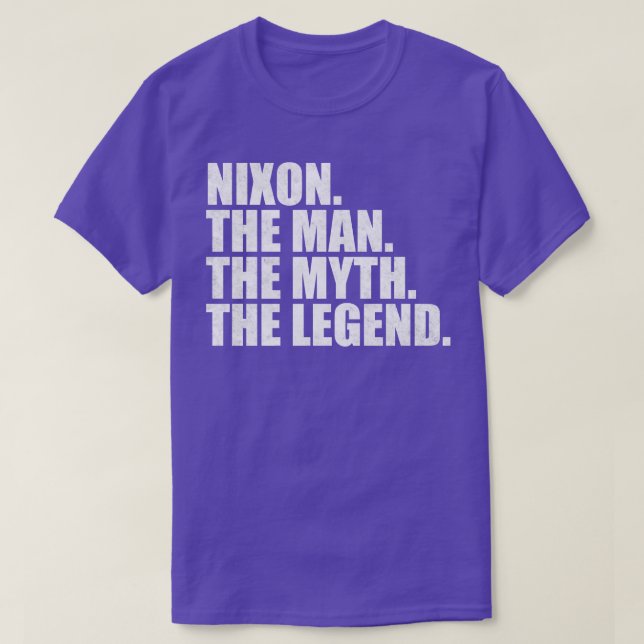 NixonNixon Name Nixon given name T-Shirt (Design Front)
