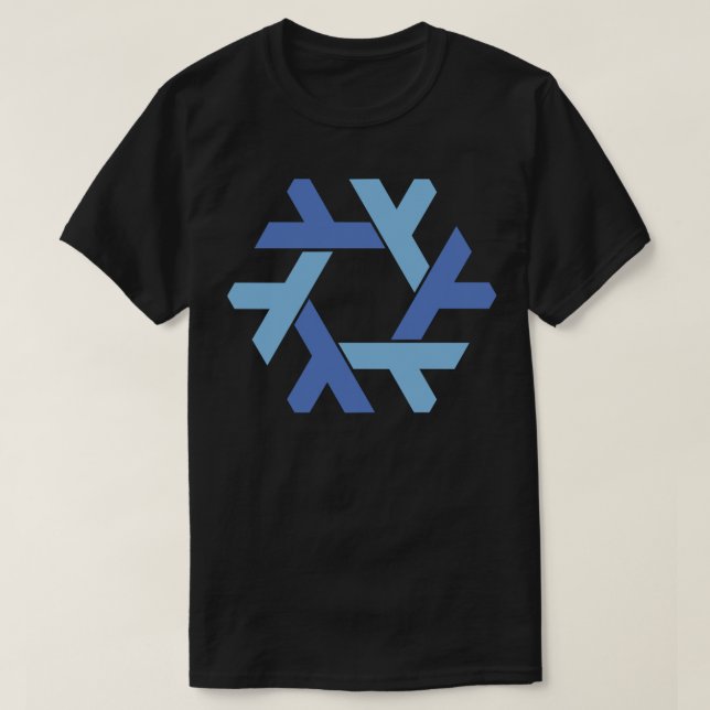 NixOS logo Sticker  T-Shirt (Design Front)