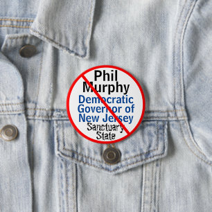 NJ Governor Murphy Democrat Sanctuary State Button