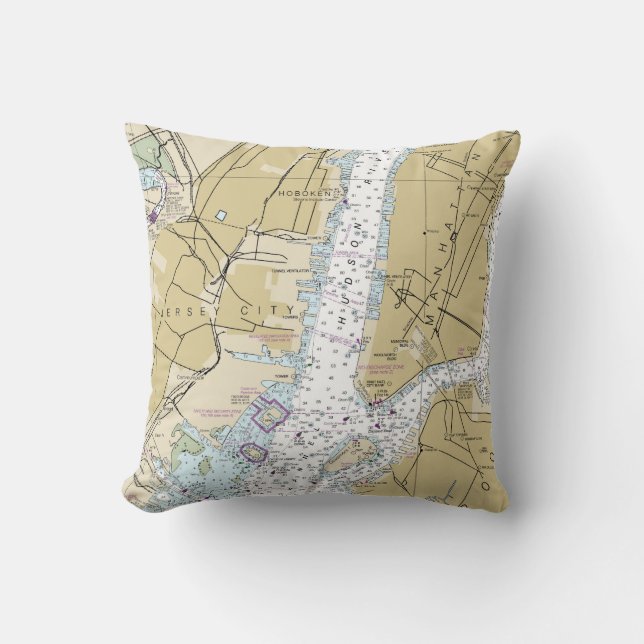 NJ_JerseyCity Throw Pillow (Front)