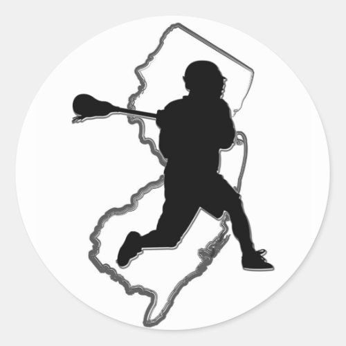 NJ Lacrosse Sticker