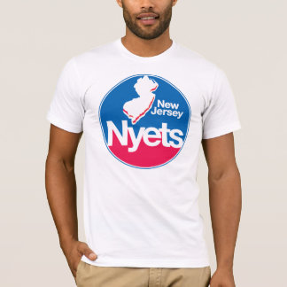 NJ NYETS Throwback T Shirt (front logo only)