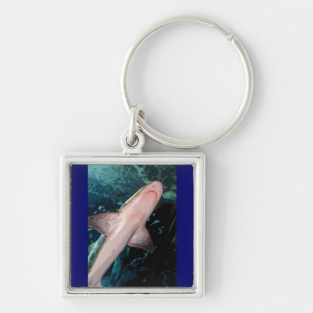 NJ Shark CB Keychain (Front)