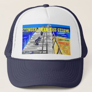 NJ Shore Boardwalk "Stronger than the Storm" Cap
