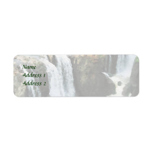 NJ - Waterfall Paterson NJ Wedding Supplies Label