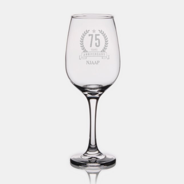 NJAAP 75th Anniversary Wine Glass (Glassware)
