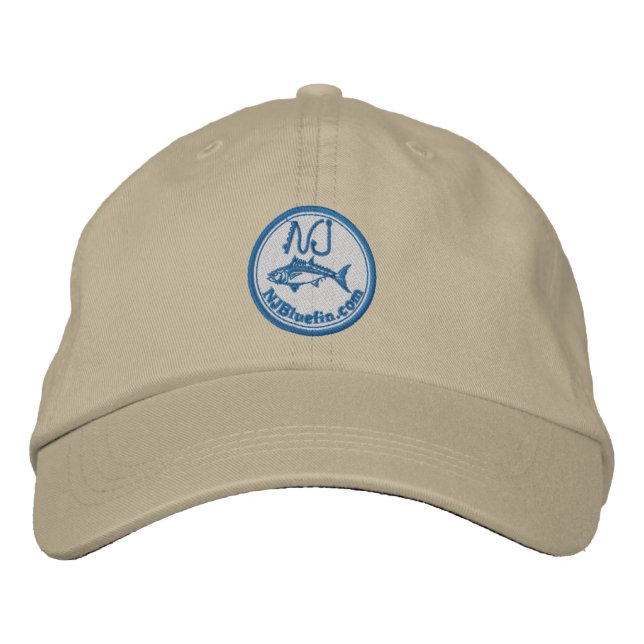 NJBluefin.com Embroidered Baseball Hat (Front)