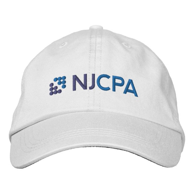 NJCPA Baseball Hat - White (Front)