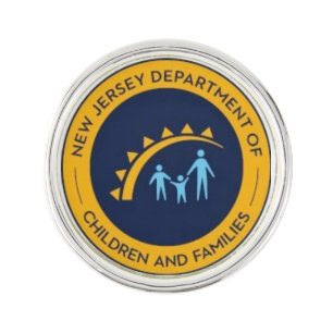 NJDCF Round Lapel Pin