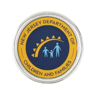 NJDCF Round Lapel Pin