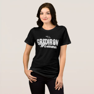 NJF GRIDIRON Edge Chalk Woman Tri-Blend Shirt