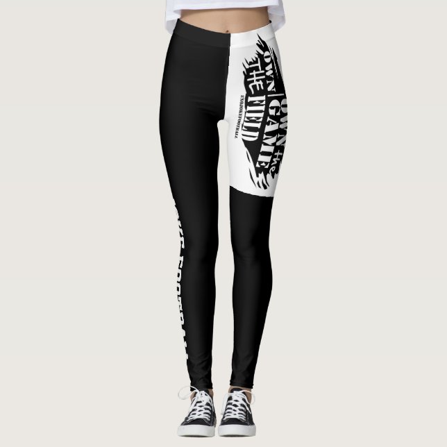 NJF Own the Game Own The Field Leggings BLack (Front)