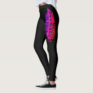 NJF Own the Game Own The Field Leggings Purple Blk