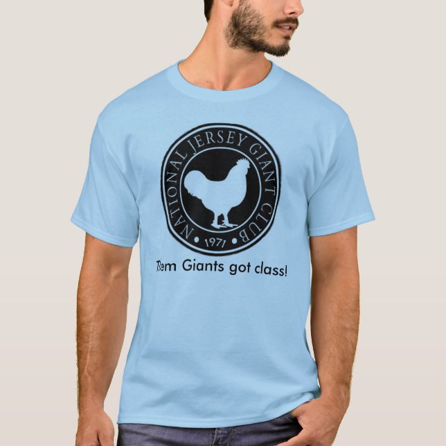 NJGC logo blue t T-Shirt (Front)