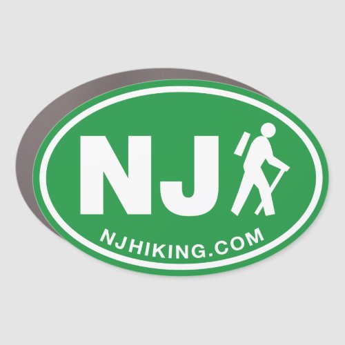 njHikingcom Car Magnet