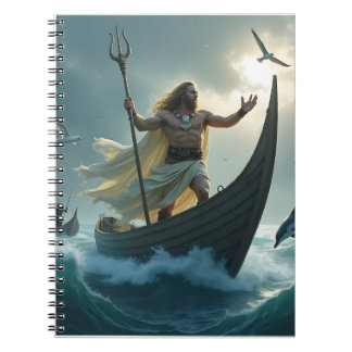 Njord, God of the Sea and Wind Notebook