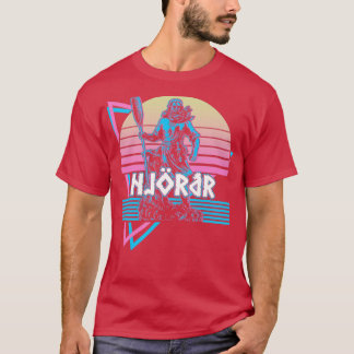 Njord Njordr Norse God Norse Mythology Retro T-Shirt