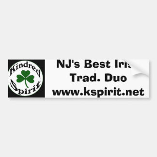 NJ's Best Irish Trad Duo Bumper Sticker