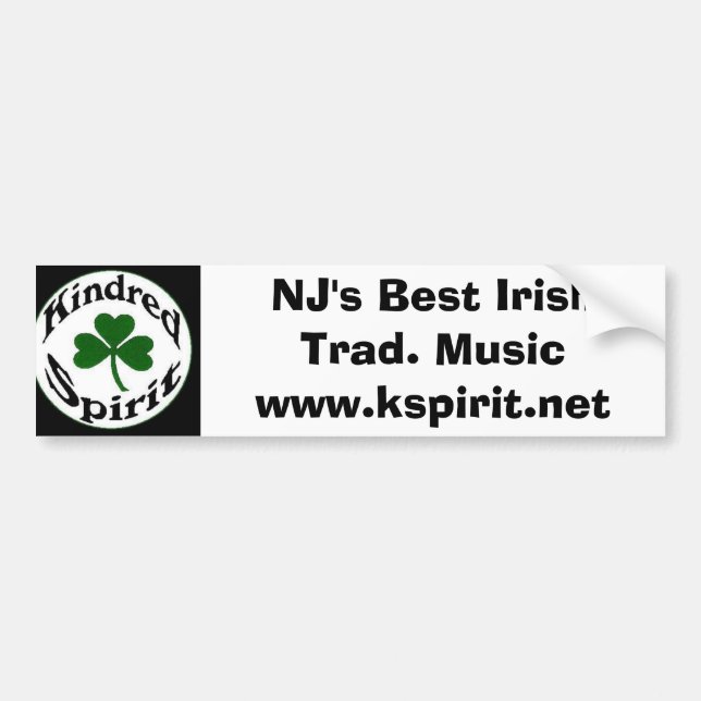 NJ's Best Irish Trad. Music Sticker (Front)