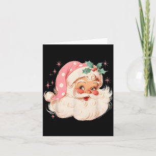 Nk Christmas Santa Claus Face Xmas Vintage Nk Sant Card