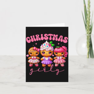 Nk Cute Gingerbread Christmas Girly Pajama Outfits Card