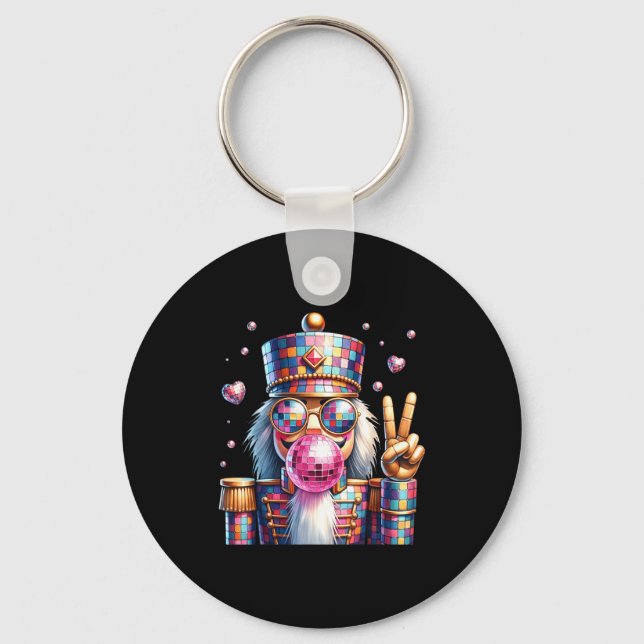 Nk Disco Nutcracker Bubblegum Christmas For Men Wo Keychain (Front)