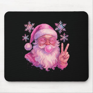 Nk Gum Bubble Blowing Santa Shirt, Vintage Nk Chri Mouse Pad